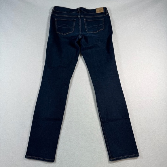 Abercrombie and Fitch Jeans Womens 29 Blue Skinny Low Rise Dark Wash Stretch - Picture 2 of 13